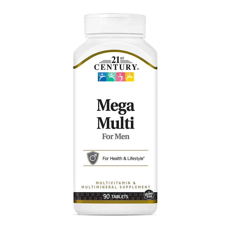 21St Century Mega Multi Vitamin For Men Tablets - 90 Ea