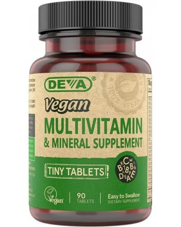Deva Vegan Multivitamin And Mineral Supplement Tablets - 90 Ea