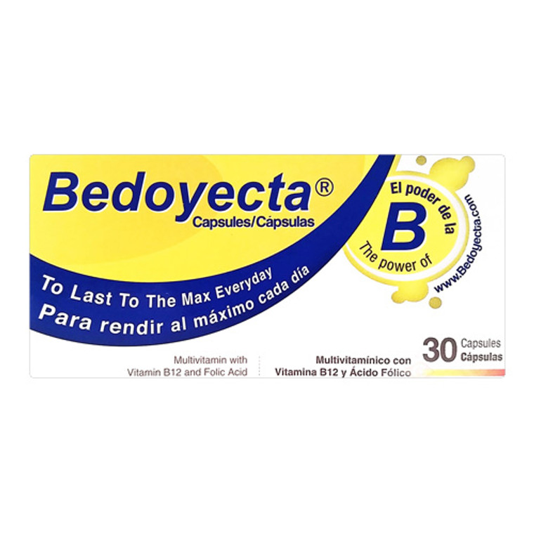 Bedoyecta Last to The Max Everyday Multi-Vitamin Capsules, 30 Ea
