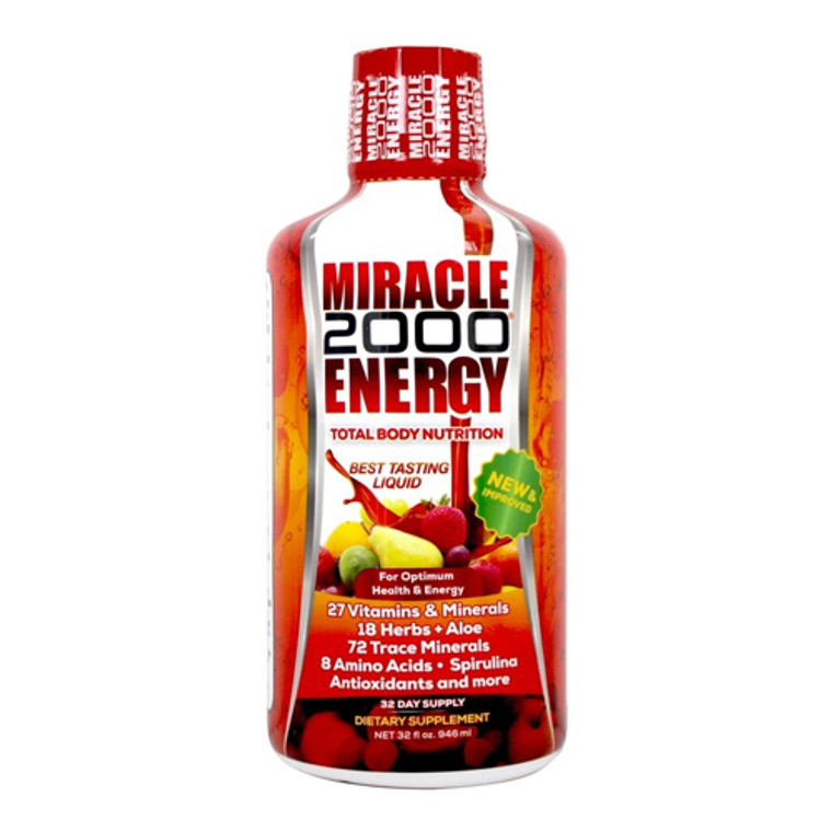 Century Systems Miracle 2000 Energy Total Body Nutrition Liquid, 32 Oz