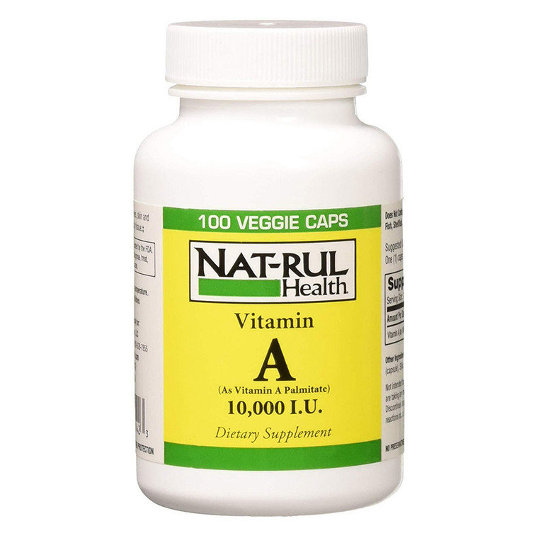 Natrul Health Vitamin A 10,000 Iu Softgels - 100 Ea