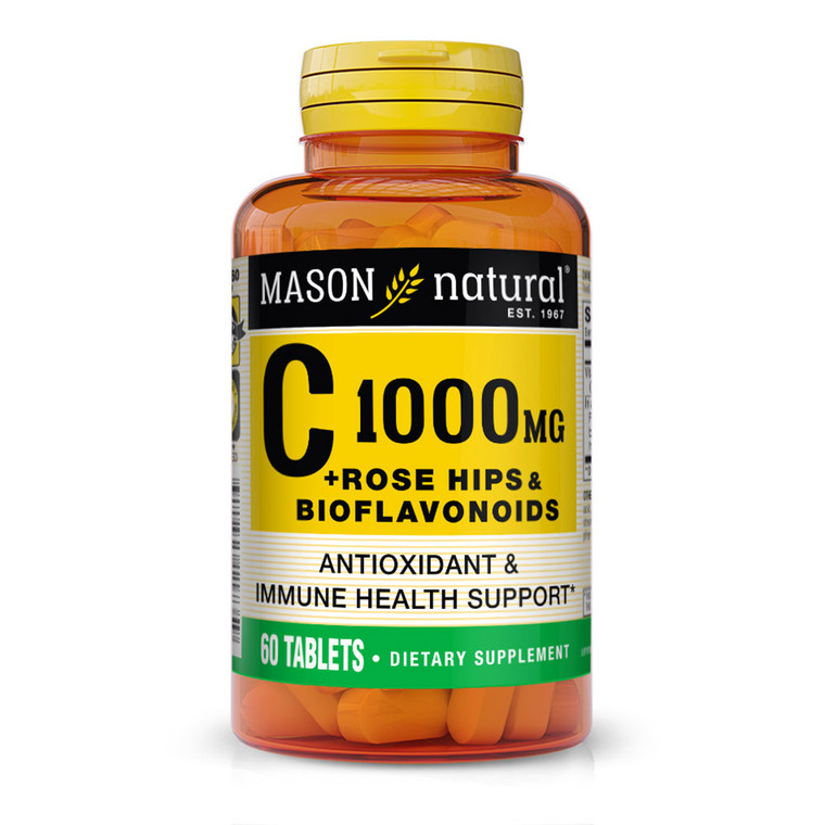 Mason Natural Vitamin C 1000 Mg Plus And Bioflavonoids Complex Tablets - 90 Ea