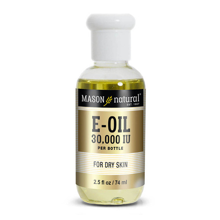 Mason Natural Vitamin E-Oil 30,000 I.U For Vegerarians, Skin Moisturizer - 2.5 Oz