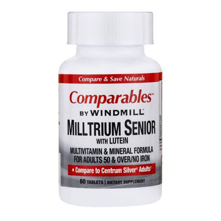 Milltrium Senior Tablets With Lutein By Windmill - 60 Ea