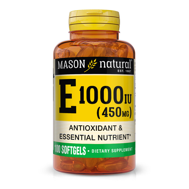 Mason Natural Vitamin E 1000 Iu Softgels - 100 Ea