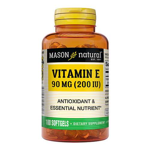 Mason Natural Vitamin E 200Iu Dl-Alpha Softgels - 100 Ea