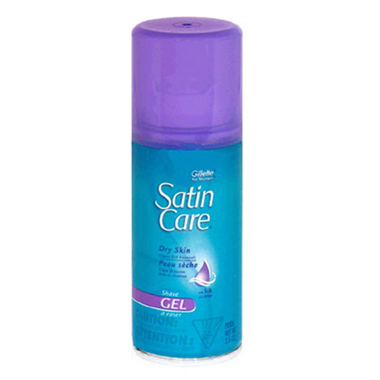 Gillette Satin Care Shave Gel For Dry Skin - 7 Oz