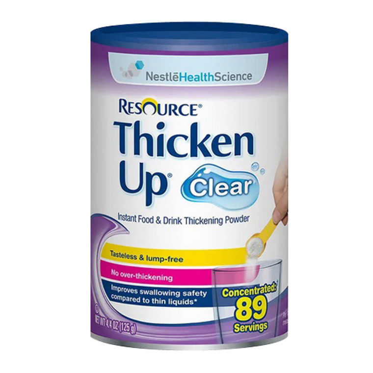 Resource ThickenUp Clear, Instant Food and Drink Thickener, 4.4 Oz, 12 Pack