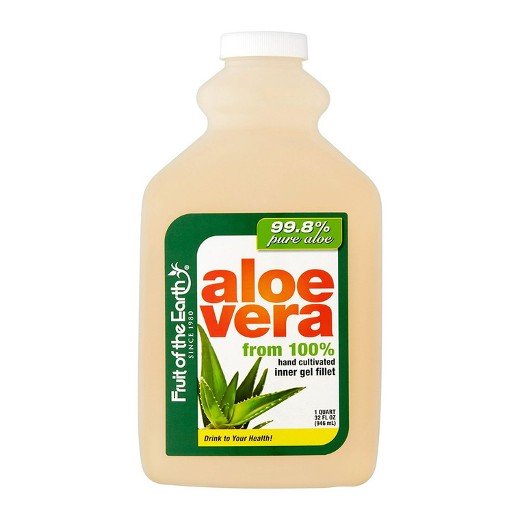 Fruit Of The Earth Aloe Vera Juice, Drink to Your Health, 32 Oz