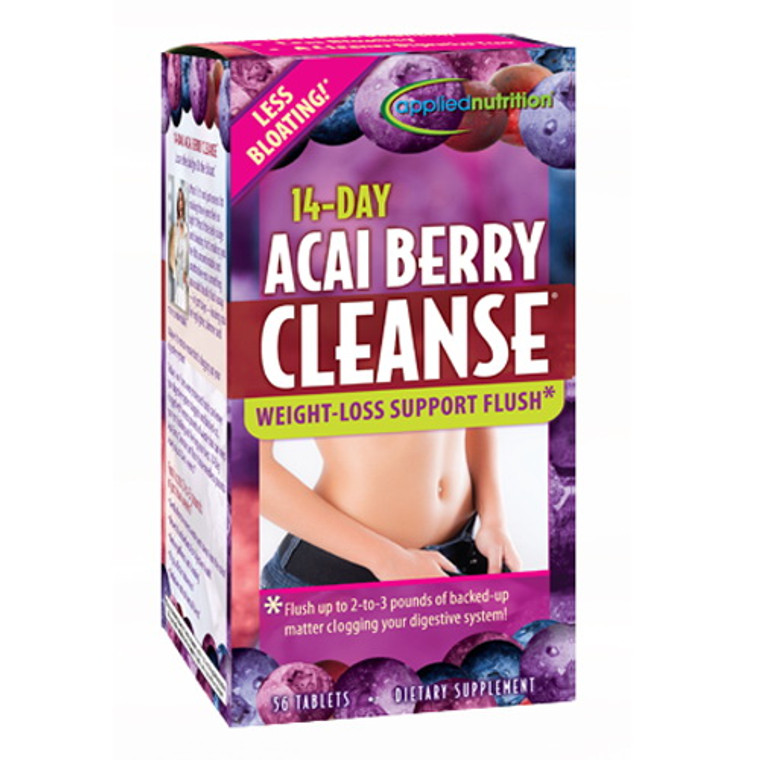 Acaiberry Cleanse Weight Loss Flush Tablets, 14 Day - 56 Ea