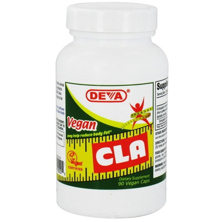 Deva Nutrition Vegan Cla Conjugated Linoleic Acid Capsules - 90 Ea