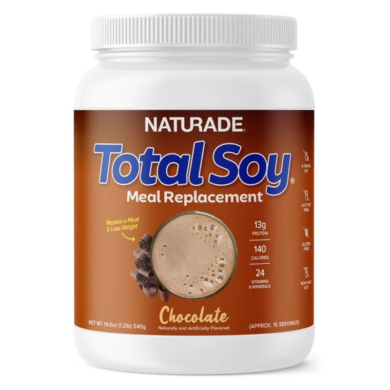 Naturade Total Soy All Natural Meal Replacement Chocolate Flavor 19Oz (540g)