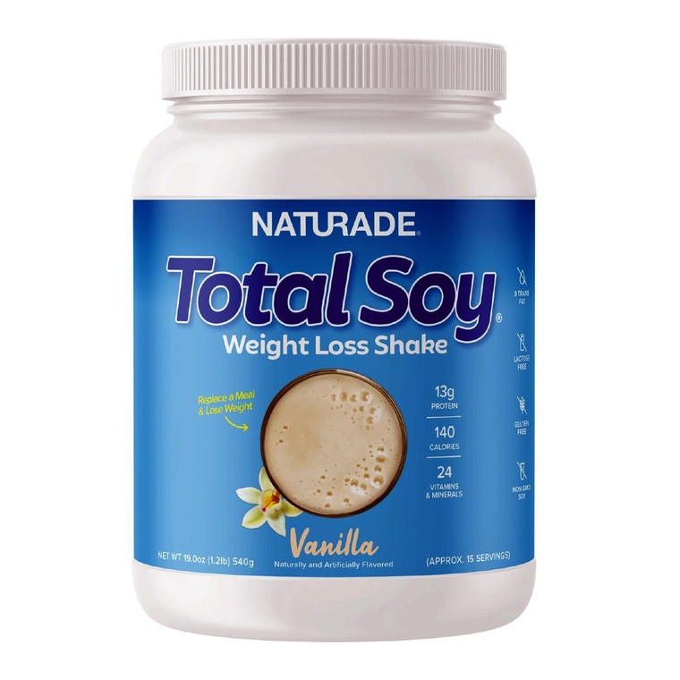 Naturade Total Soy Meal Replacement Vanilla, 19.0 Oz
