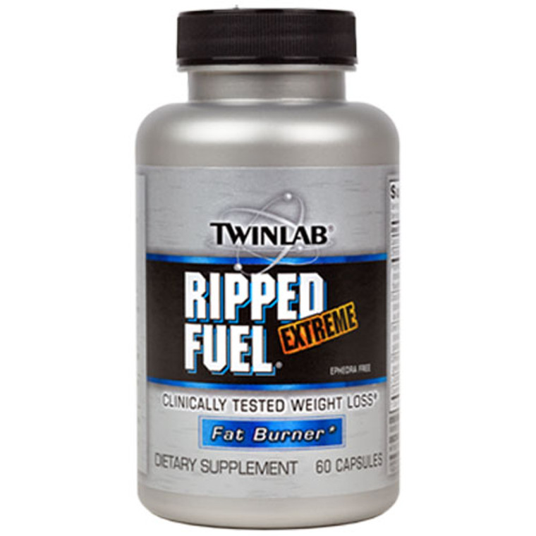 Twinlab Ripped Fuel Extreme Fat Burner Dietary Supplement Capsules - 60 Ea