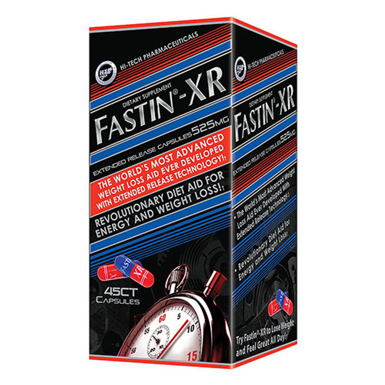 Hi Tech Pharmaceuticals Fastin XR Weight Loss Aid Tablet Supplements, 45 Ea
