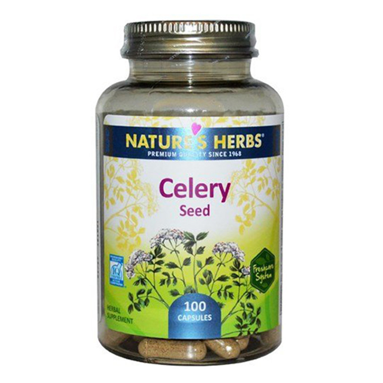 Natures Herbs Celery Seed Herbal Capsules - 100 Ea