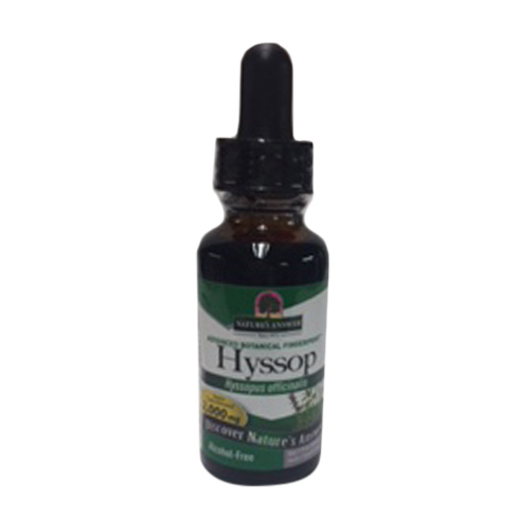 Natures Answer Hyssop Herbs Alcohol Free Extract - 1 Oz