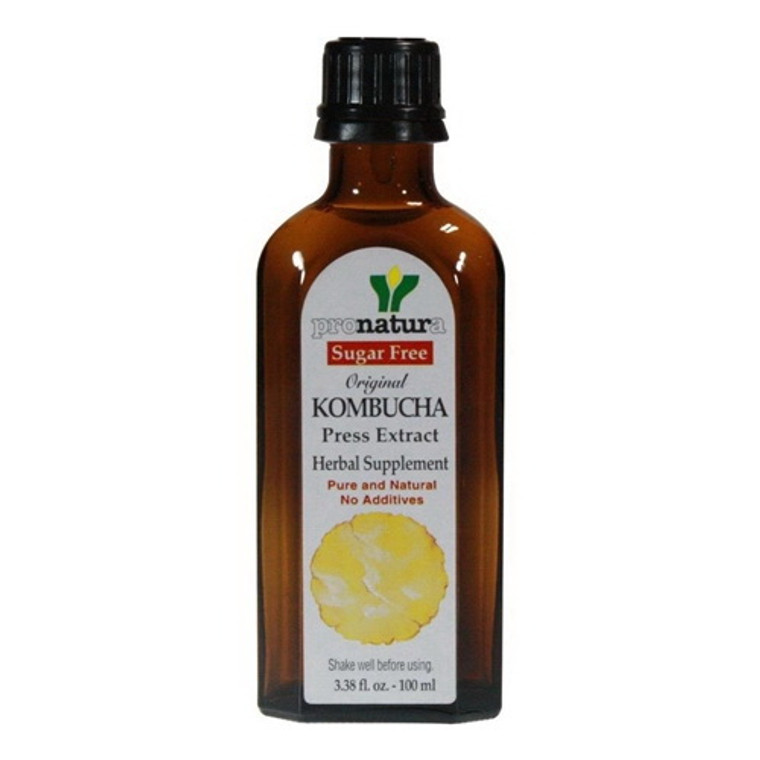 Pronatura Original Kombucha Press Extract Liquid, Sugar Free, 3.38 Oz