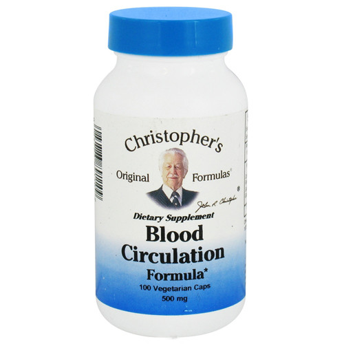 Dr Christophers Original Formula Blood Circ Vegetarian Capsules Support the Circulatory System 100Ea