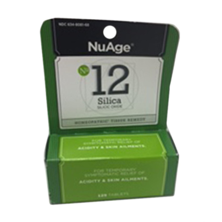 Nuage #12 Silica (Silicic Oxide) Homeopathic Tissue Remedy Tablets - 125 Ea