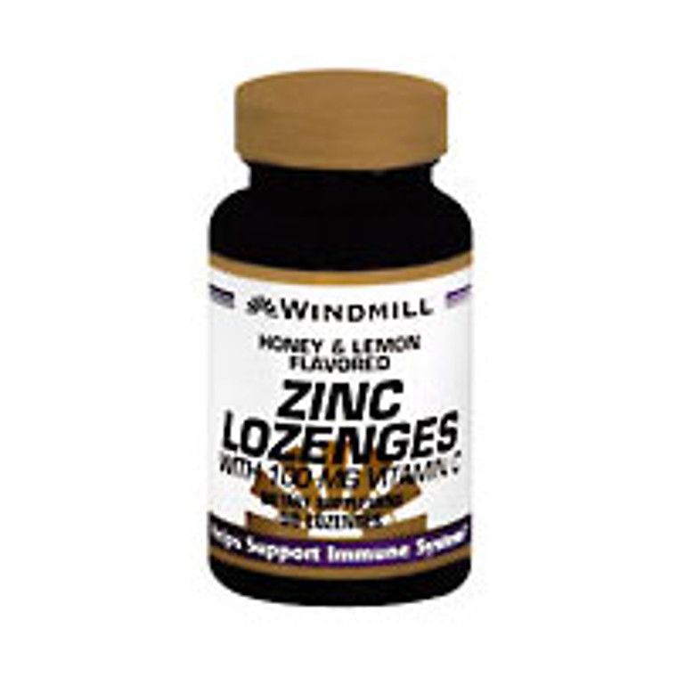 Windmill Zinc Lozenges With Vitamin C 100 Mg - 50 Ea