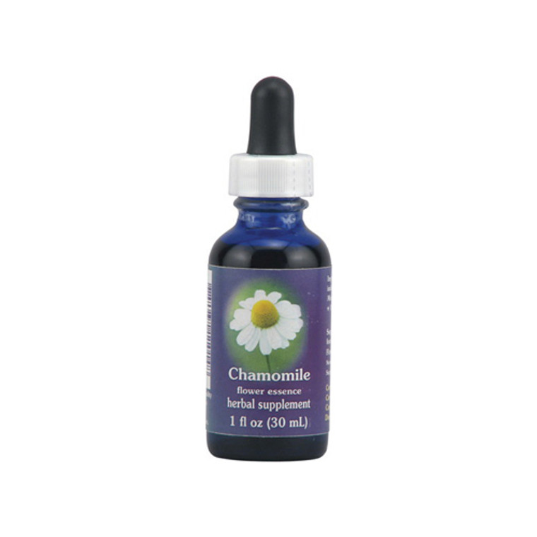 Chamomile Herbal Supplement Dropper By Flower Essence - 1 Oz