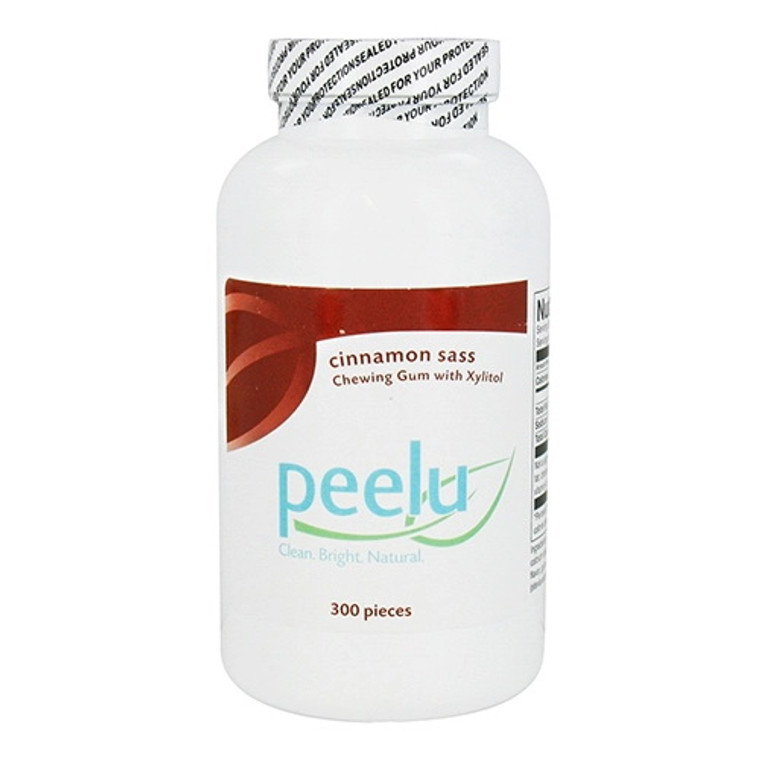 Peelu Chewing Gum With Xylitol, Cinnamon Sass - 300 Ea