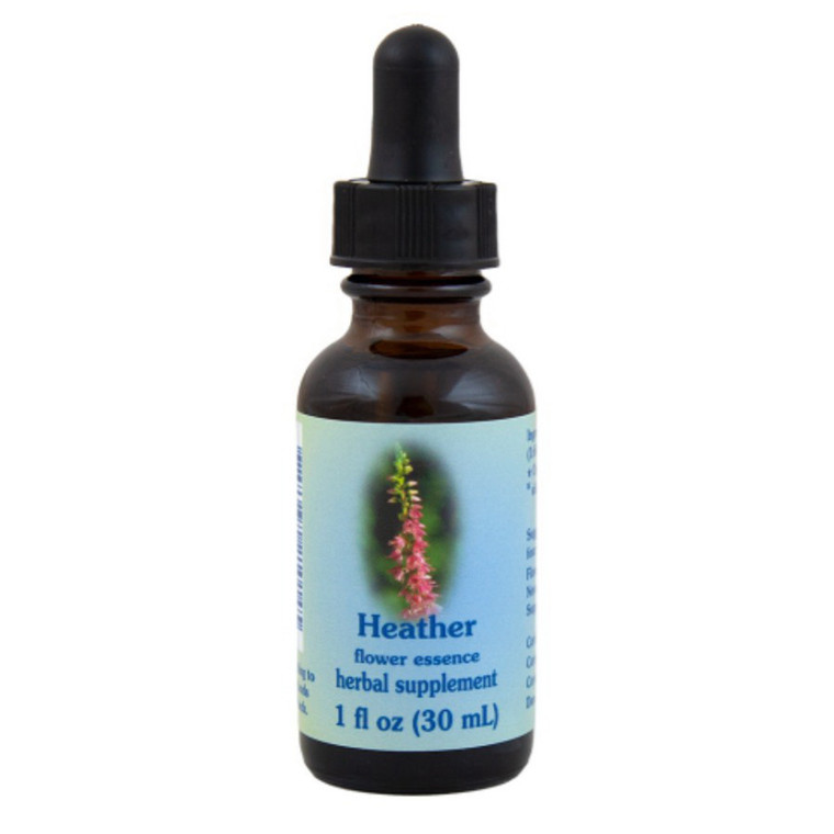 Flower Essence Heather Dropper for Calm and Balanced Connection 1Oz (30ml)