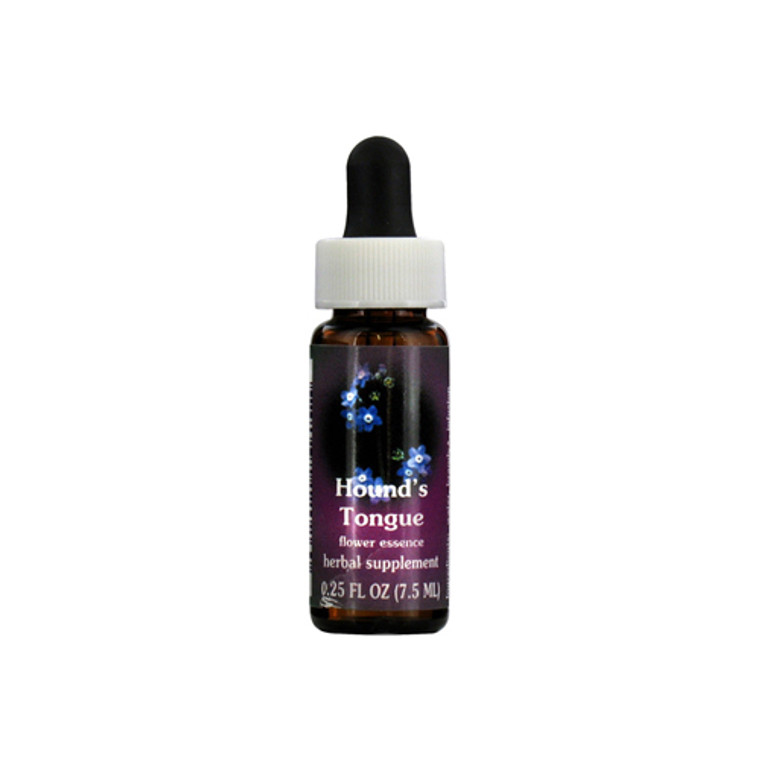 Flower Essence Hounds Tongue Supplement Dropper - 0.25 Oz