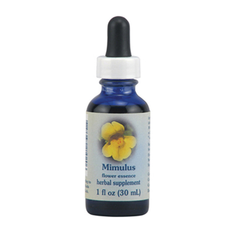 Mimulus Herbal Supplement Dropper By Flower Essence - 1 Oz