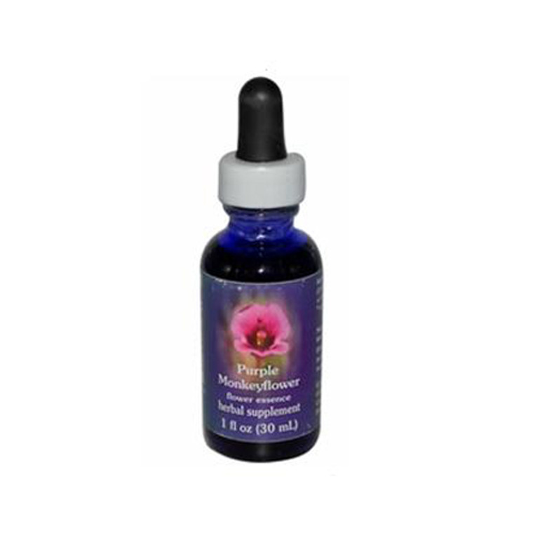 Purple Monkeyflower Herbal Supplement Dropper By Flower Essence - 1 Oz