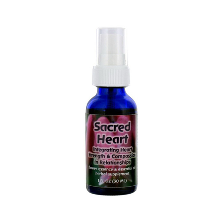 Flower Essence Sacred Heart Herbal Supplement Dropper - 1 Oz