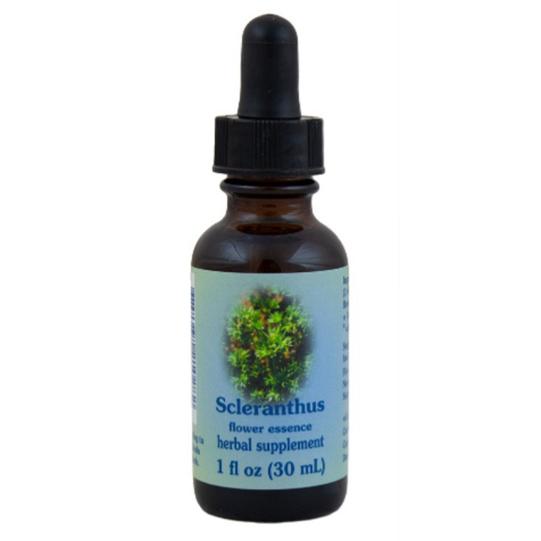 Flower Essence Scleranthus Dropper for Decisiveness and Clear Choices 1Oz (30ml)
