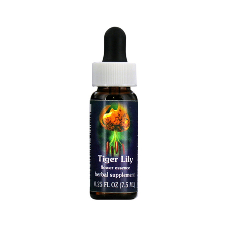 Flower Essence Tiger Lily Herbal Supplement Dropper - 0.25 Oz