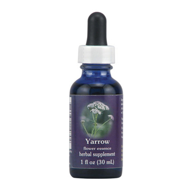 Yarrow Herbal Supplement Dropper By Flower Essence - 1 Oz