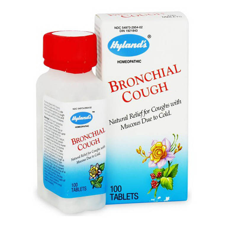 Hylands Homeopathic Bronchial Cough Tablets - 100 Ea