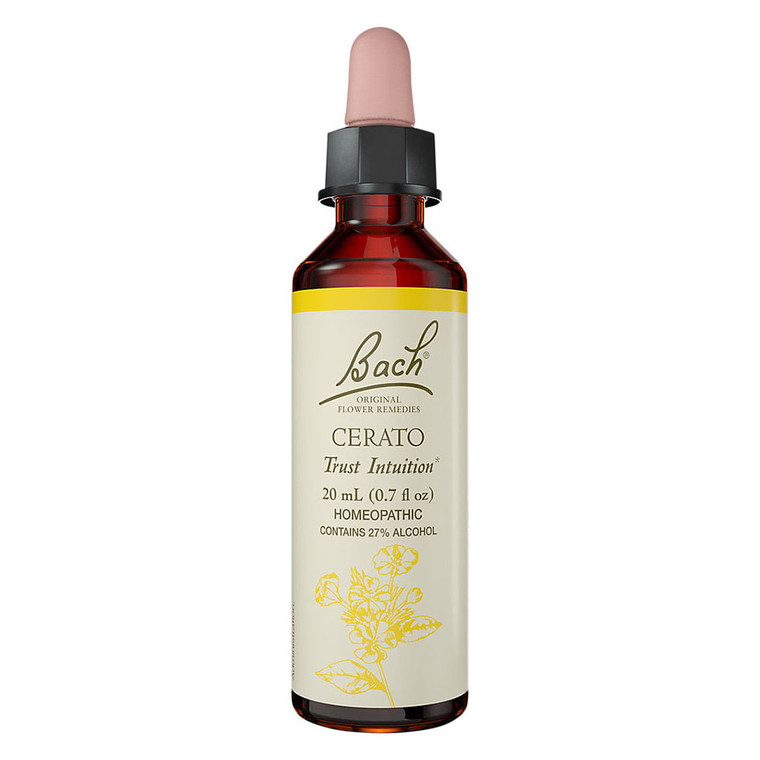 Bach Original Flower Essences Trust Intuition for Naturally Occurring Nervous Tension Cerato 0.7Oz (20ml)