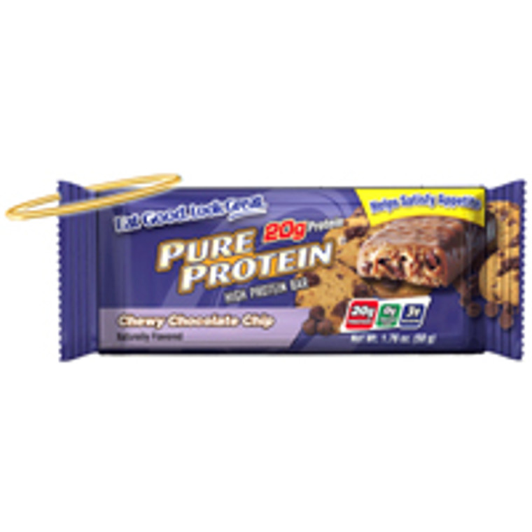 Pure Protein High Protein Bar, Chewy Chocolate Chip - 2.75 Oz, 12 Ea