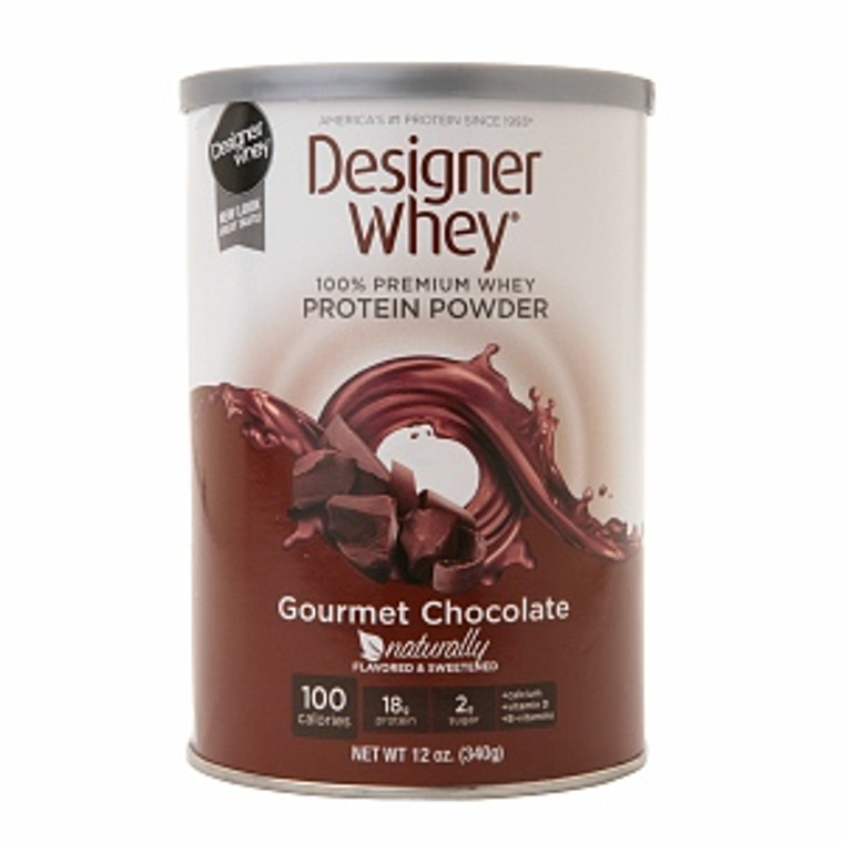 Designer Whey 100% Premium Chocolate Protein Powder - 12.7 Oz