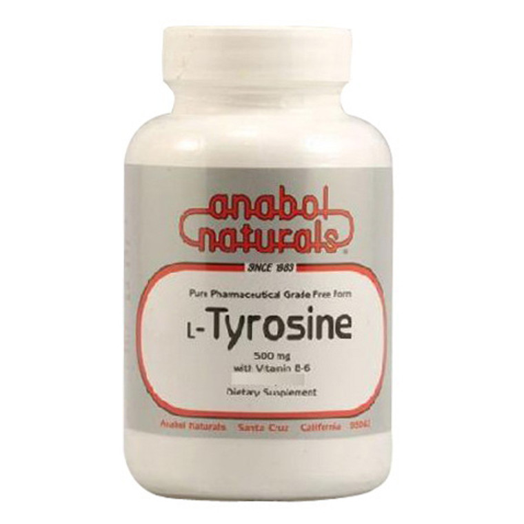 Anabol Naturals L-Tyrosine With Vitamin B-6 500Mg Capsules - 500 Ea