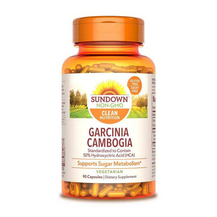 Sundown Naturals Garcinia Cambogia 1000 mg Vegetarian Capsules, 90 ea