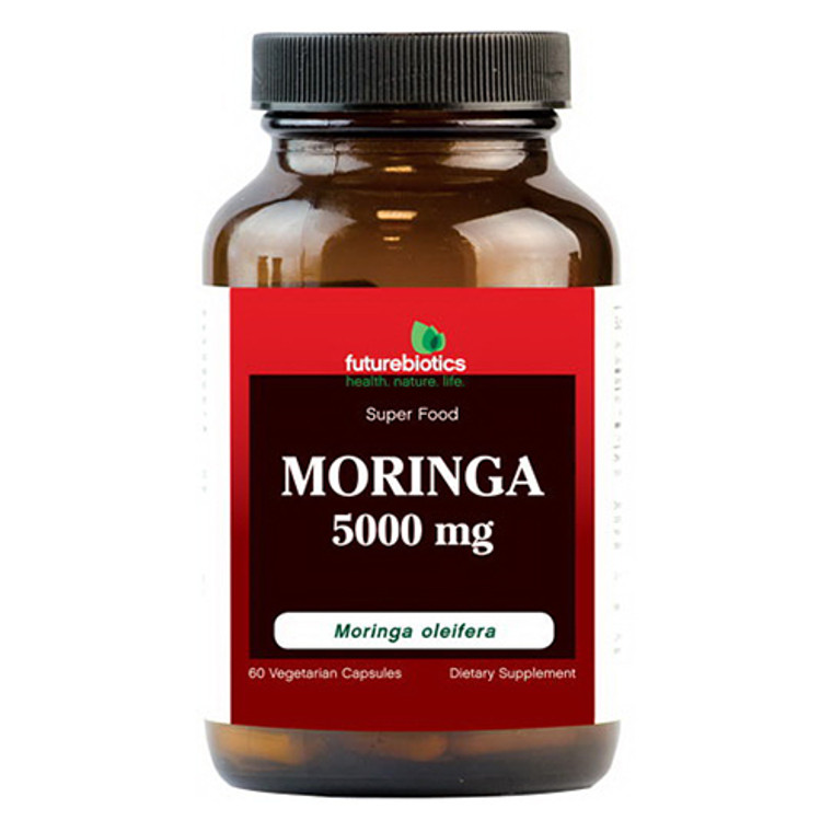 Futurebiotics Super Food Moringa 5000 mg Vegetarian Capsules, 60 ea