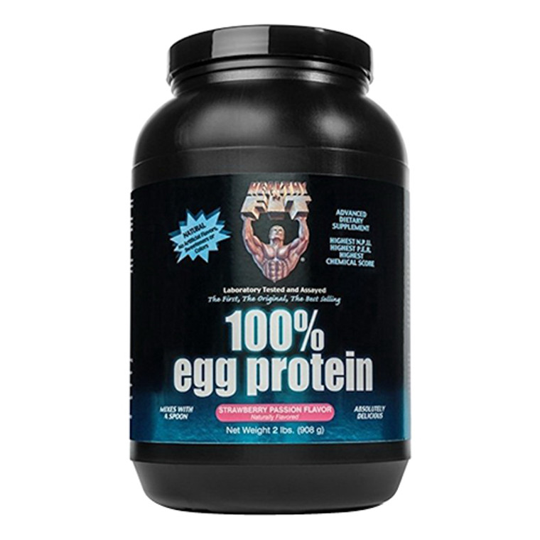 Healthy N Fit  Strawberry Passion 100 Percent Egg Protein Supplement Powder, 2 Lbs