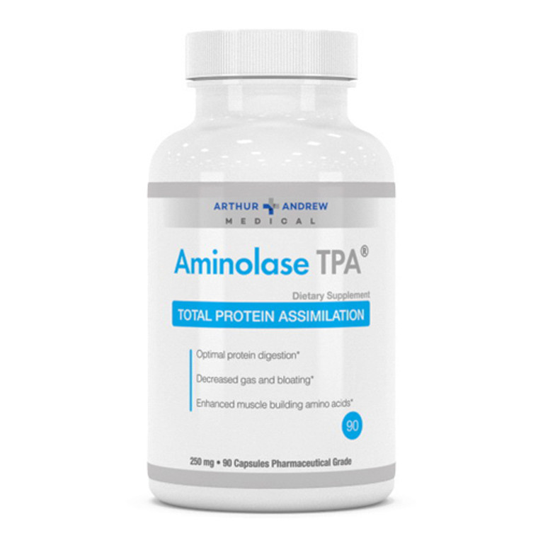 Arthur Andrew Medical Aminolase TPA Protein Assimilation Supplement Capsules, 90 Ea