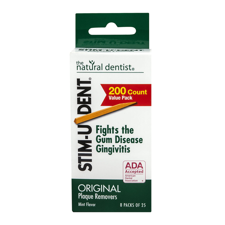Stim-U-Dent Plaque Removers Value Pack, Mint Flavor, 200 Ea