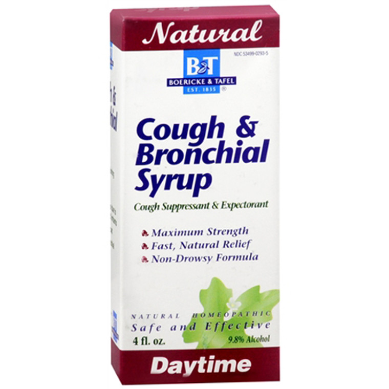 Boericke And Tafel Cough And Bronchial Syrup - 4 Oz