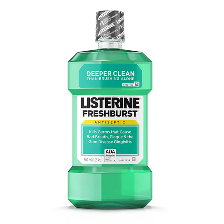 Listerine Antiseptic Fresh Burst Mouthwash - 500 Ml