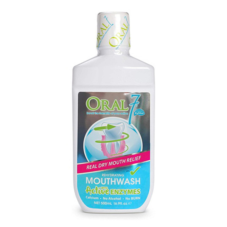 Oral7 Alcohol-Free Dry Mouth Rehydrating Mouthwash, 16.9 Oz