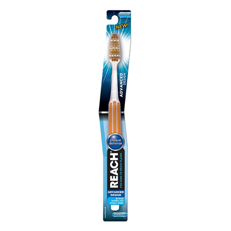 Reach Advanced Design Toothbrushes Medium Full Head, 1 Ea