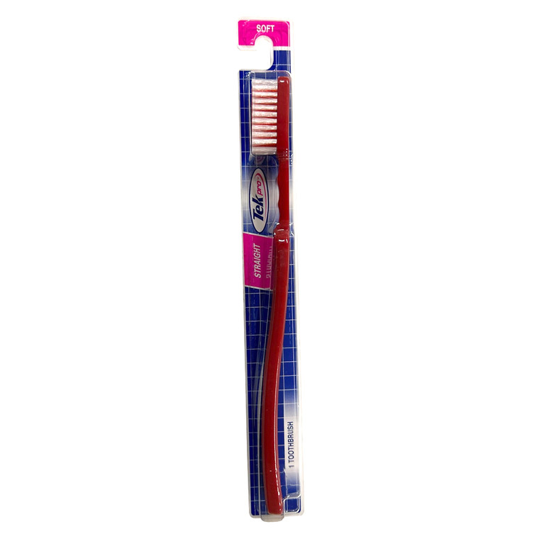 Tek Professional Soft Full Head Straight Toothbrush, 1 Ea